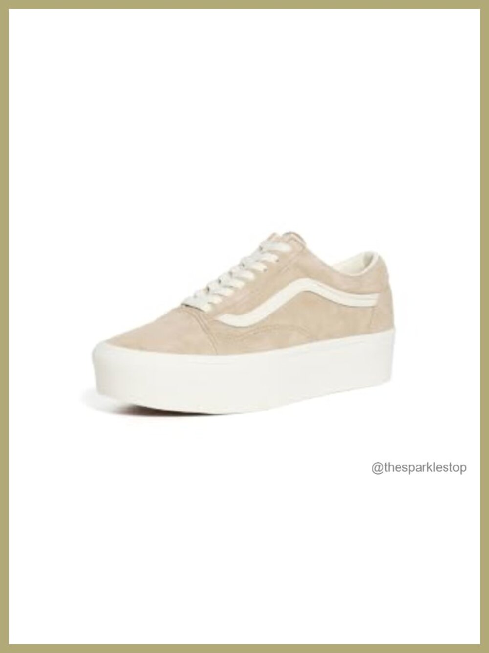 Vans Old Skool Stackform Sneakers Suede Lace-Up Platform Sneaker